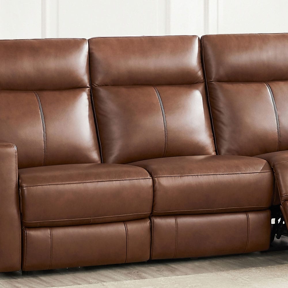 Hydeline Vienna Zero Gravity Power Recline and Headrest Top Grain Leather Sofa and Loveseat with Built in USB A   USB C Ports