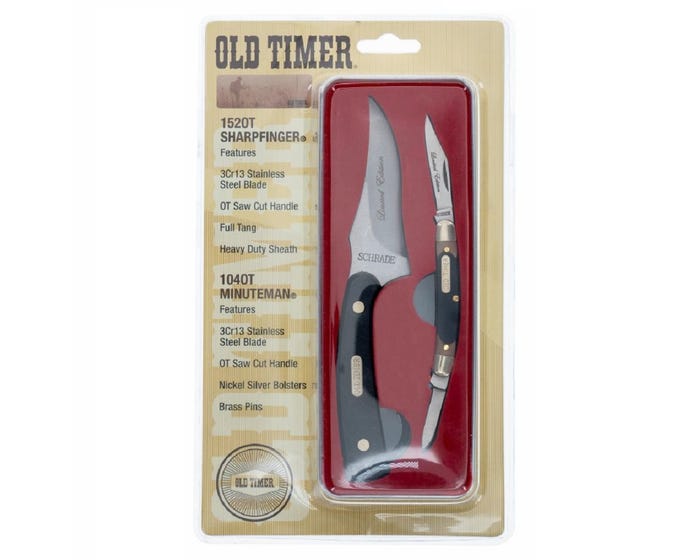 Old Timer 2020 Limited Edition Sharpfinger and Folding Knife Set - 12524414