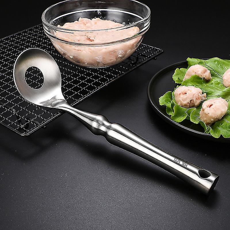 Meatball Spoon， Stainless Steel Non-stick Meat Ball Scoop