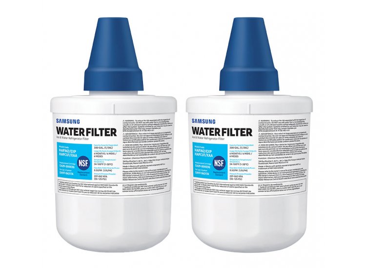  2-Pack Refrigerator Water Filter