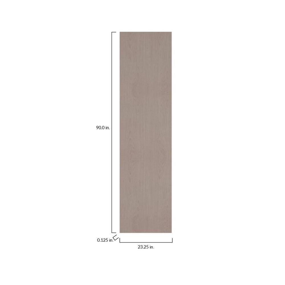 Hampton Bay 23.25 in. W x 90 in. H Unfinished Beech End Panel KASPK90M-UFDF