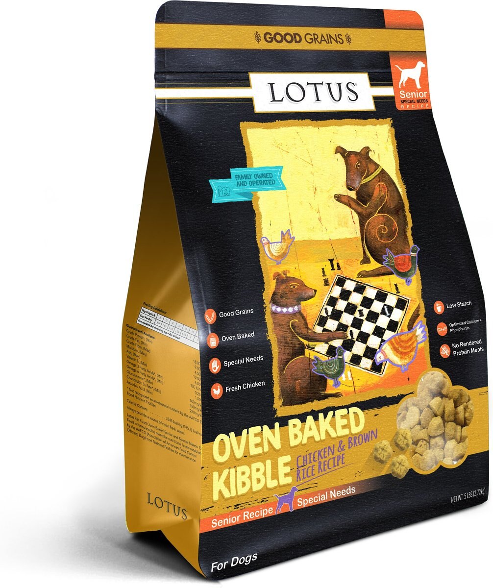 Lotus Wholesome Good Grains Senior Special Needs Recipe Dry Dog Food