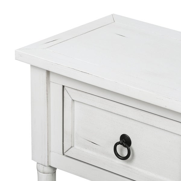 Console Table with Drawers and Long Shelf Rectangular