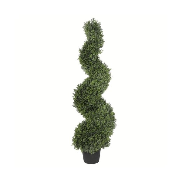 Uv Cypress Spiral 48 Inch Topiary