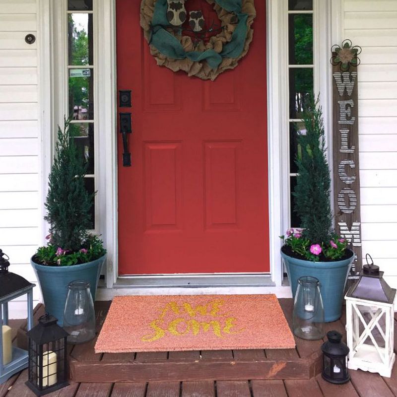 RugSmith Glitter Awesome Doormat