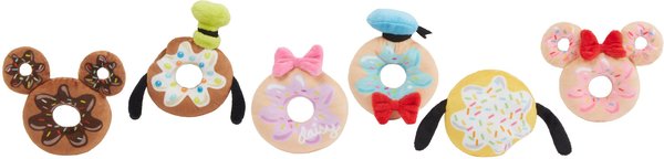 Disney Mickey and Friends Donuts Plush Cat Toy with Catnip