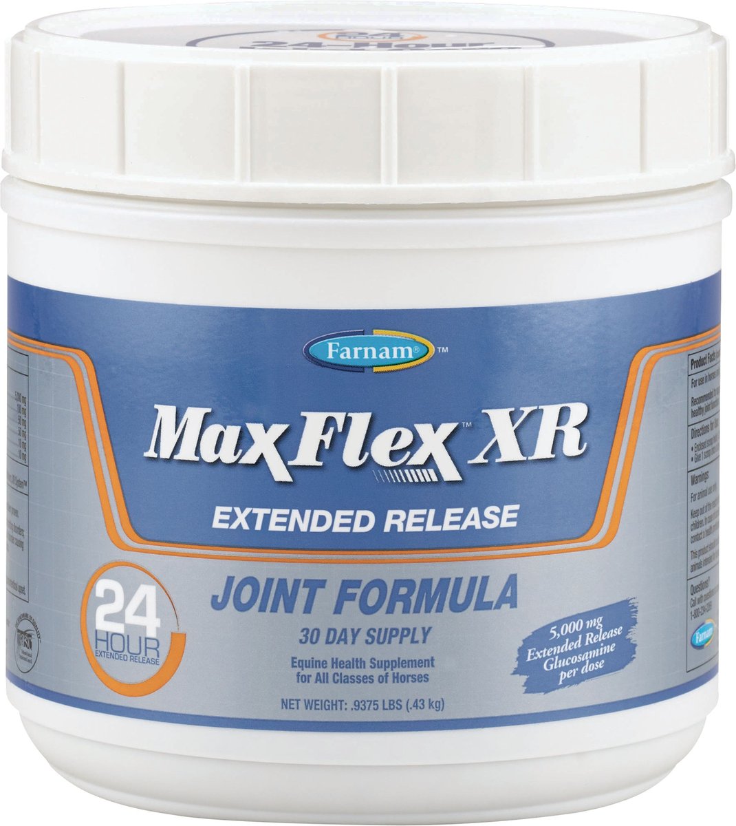 Farnam MaxFlex XR Extended Release Horse Joint Supplement， 0.9375-lb jar