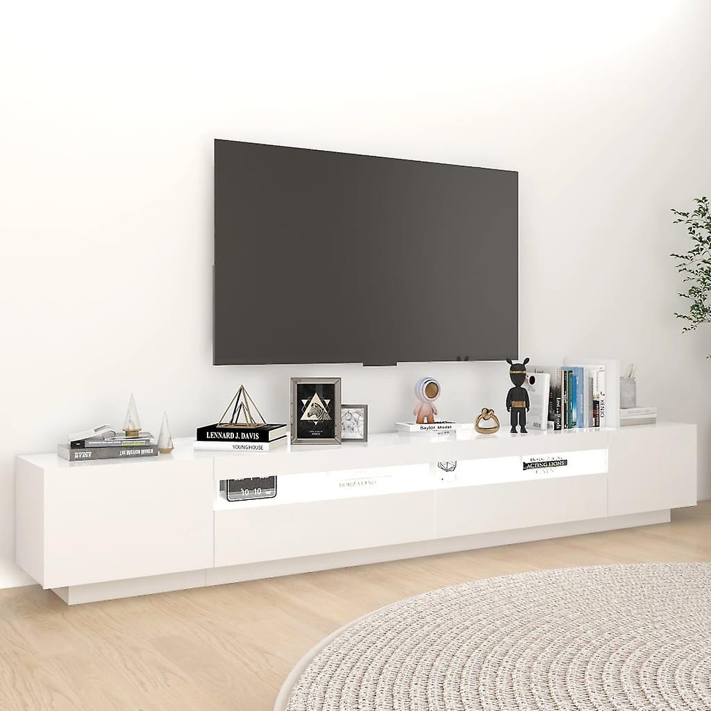 Tv Cabinet High Gloss Black 104x30x52 Cm Engineered Wood