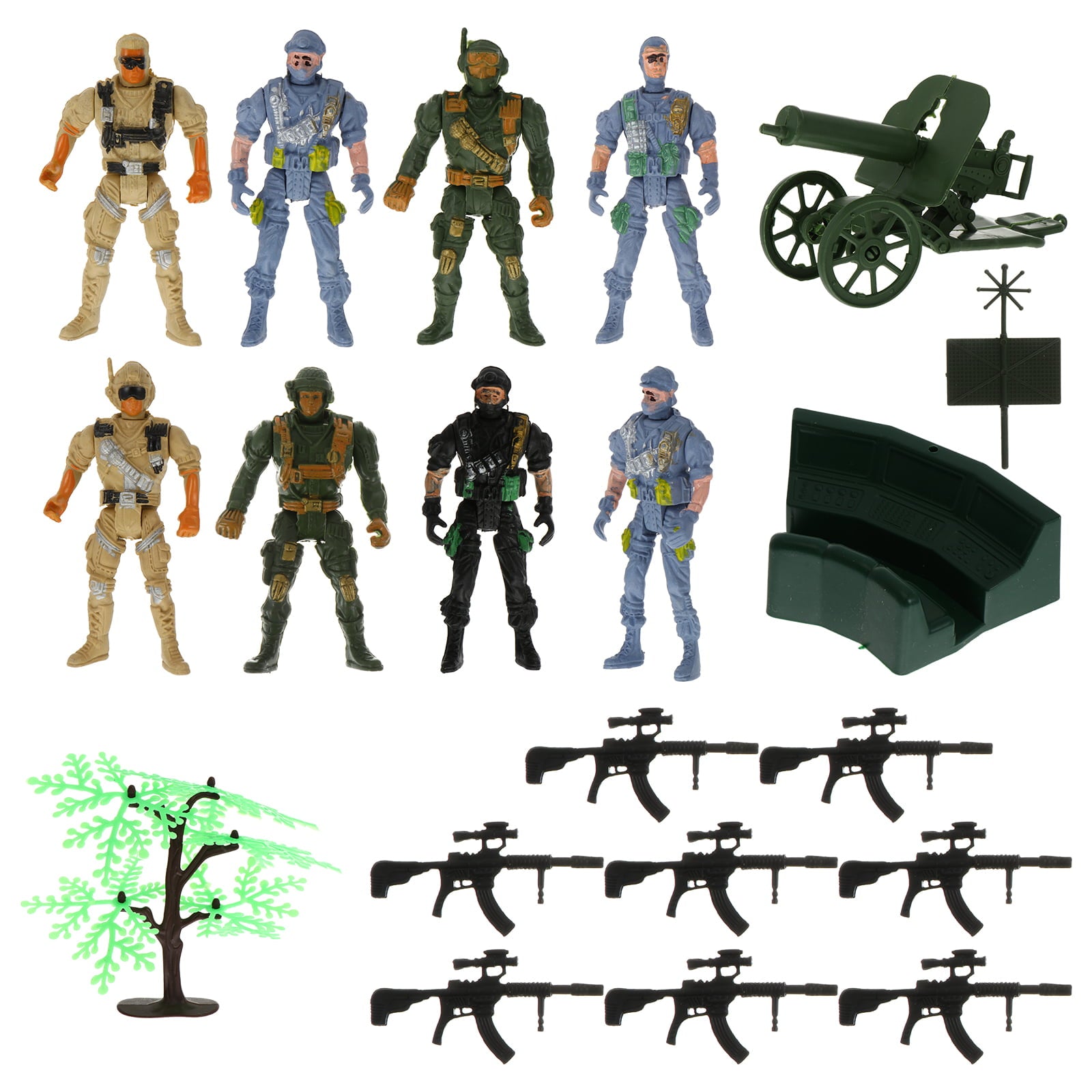 NUOLUX  Toy Soldier Kidslearning Assembled Action Static Model Sandbox VehicleToddler Interactive Toys Birthday Party