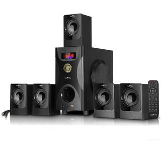 BEFREE SOUND 5.1-Channel Surround Sound Bluetooth Speaker System in Black 98595500M