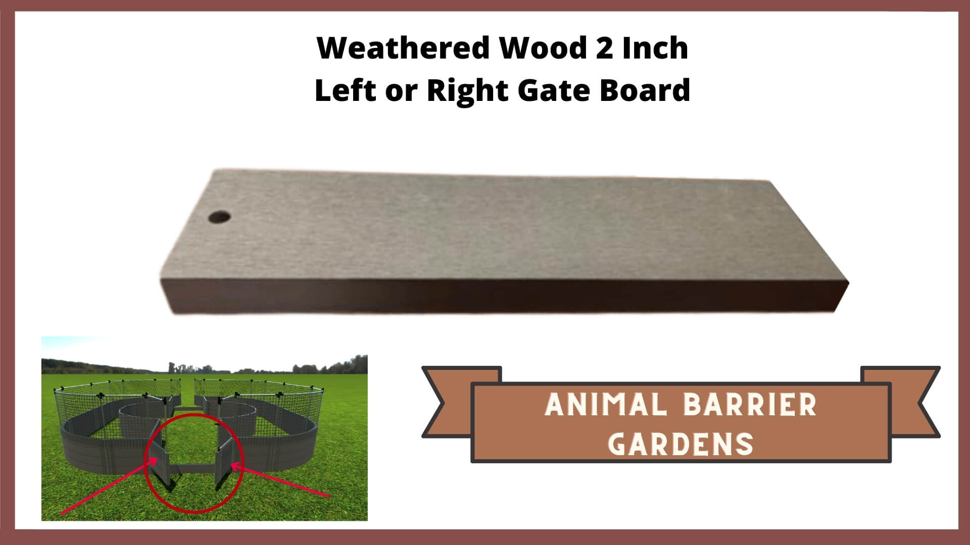 REPLACEMENT PARTS for: Stack & Extend Animal Barrier Kits & Gardens