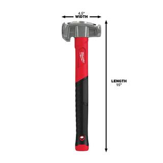 MW 36 oz. 4-in-1 Lineman s Hammer with Lineman's 5-i-1 Ratcheting Wrench with Milled Strike Face 48-22-9040-48-22-9216M