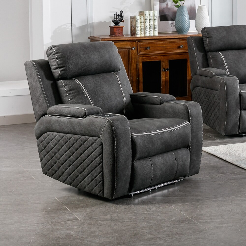 Contemporary Multi Piece Plush Velvet Like Upholstered Living Room Sofa Set