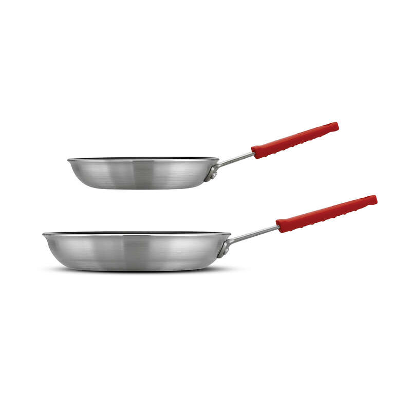 Tramontina Aluminum Fry Pan 8 and 10 in. Silver