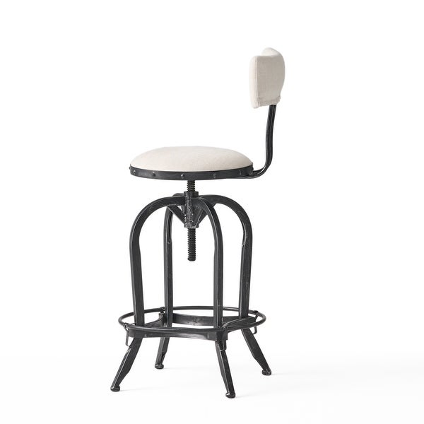 Stirling 29-inch Adjustable Backed Barstool by Christopher Knight Home