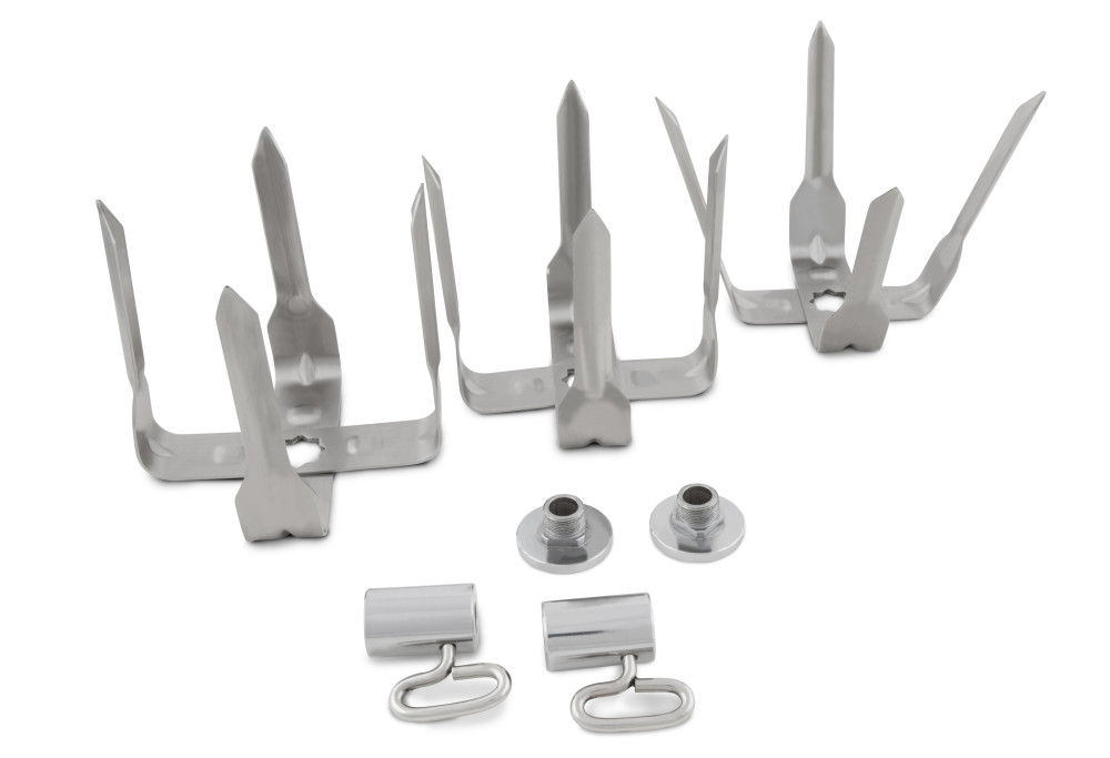 Stainless Steel Rotisserie Mega Forks Set