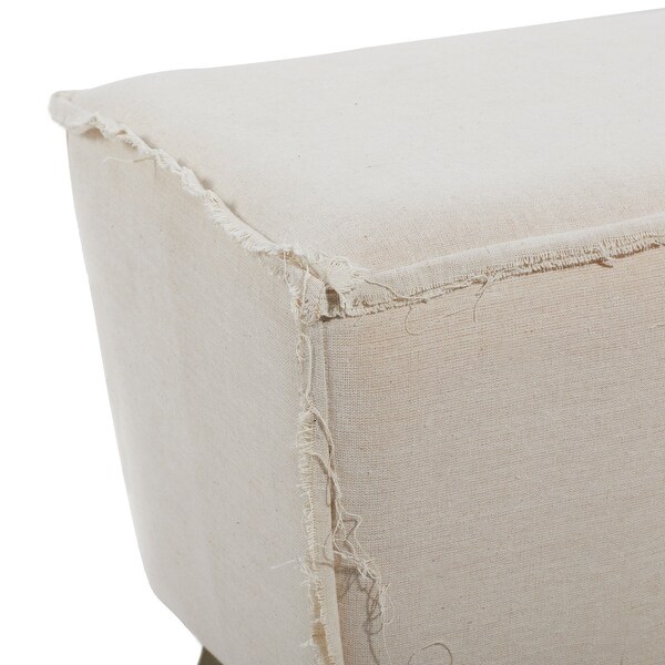 White MDF Rustic Stool 17 x 19 x 12 - 19 x 12 x 17