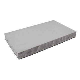 Silver Creek Stoneworks 24 in W x 12 in. D x 2.25 in. H Indiana Limestone Concrete Seat Wall Cap 3 Chiseled Edges (3-pack) 1112242515