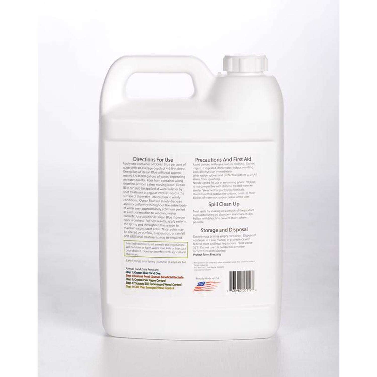 Crystal Blue Ocean Blue Lake and Pond Colorant 1 gal