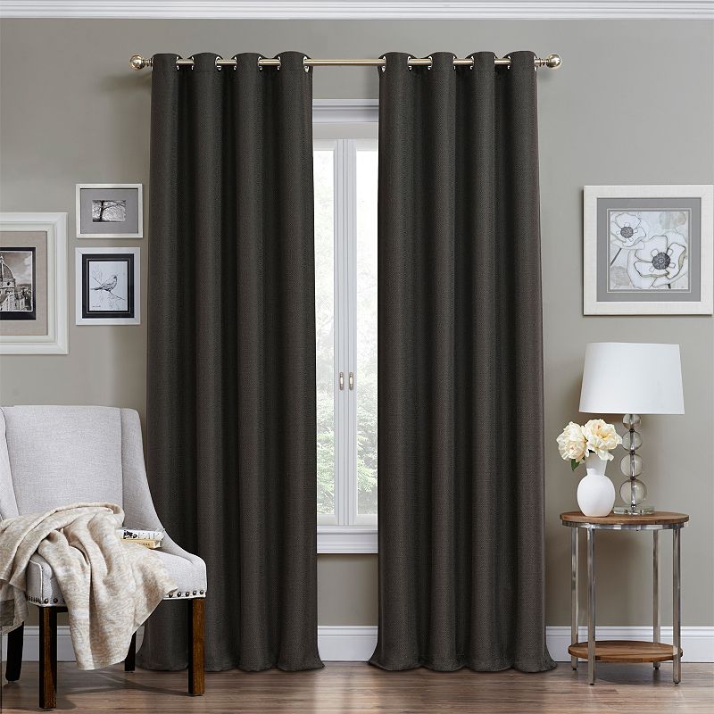 eclipse Wyndham Blackout 1-Panel Window Curtain