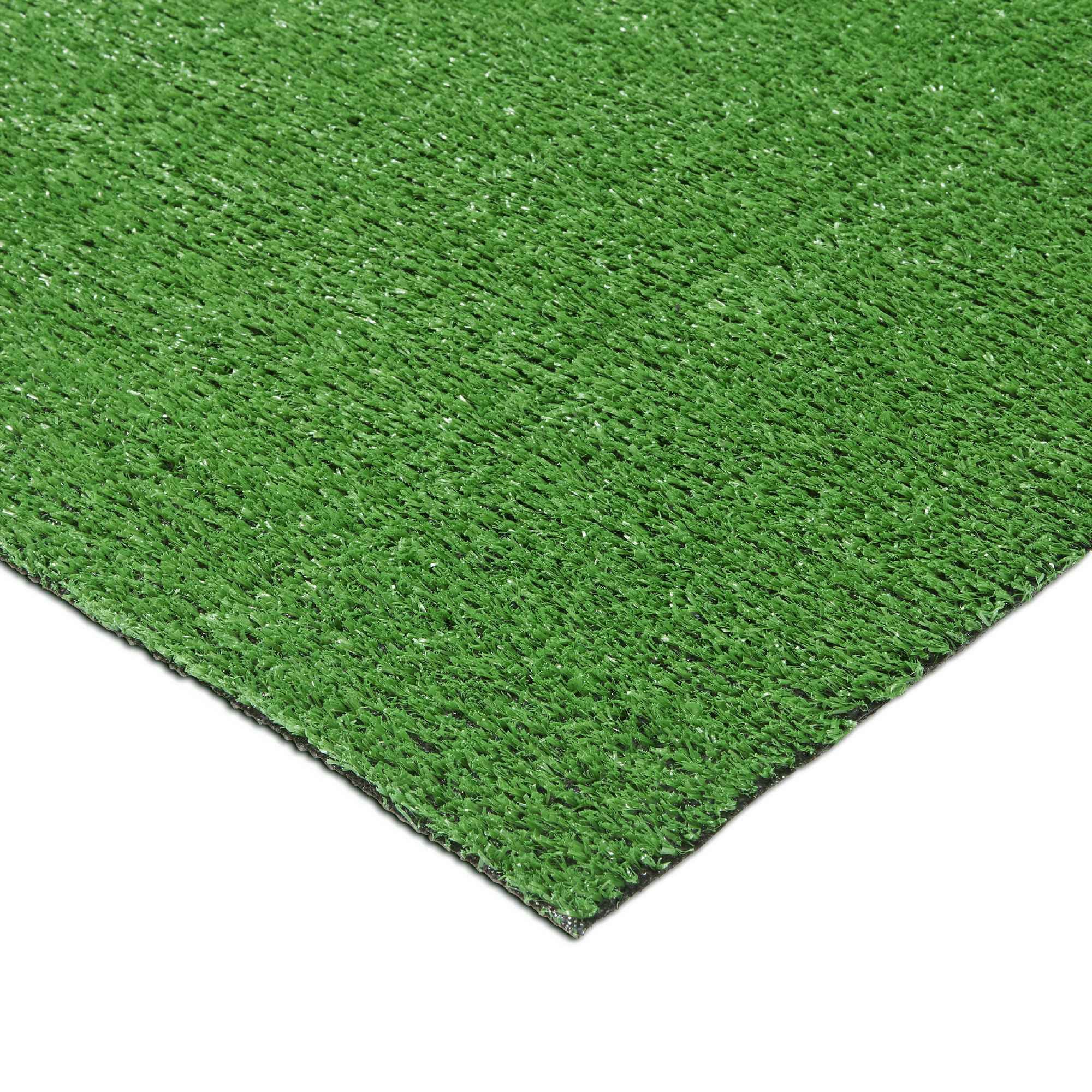 Sweet Home Stores Meadowland Waterproof Solid Grass 3x7 Indoor/Outdoor Artificial Grass Runner Rug, 2'11