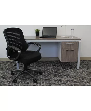 Boss Office Products Ribbed High Back Mesh Chair