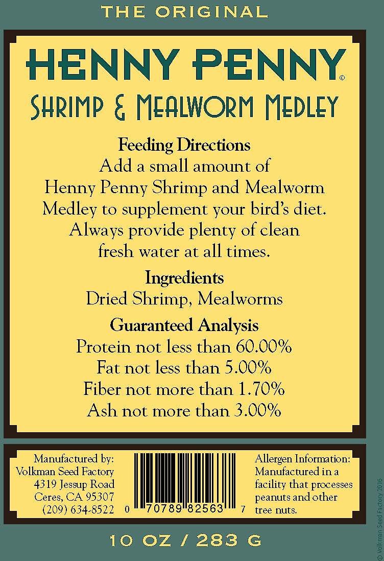 Henny Penny Shrimp and Mealworm Medley Wild Bird and Chicken Feed