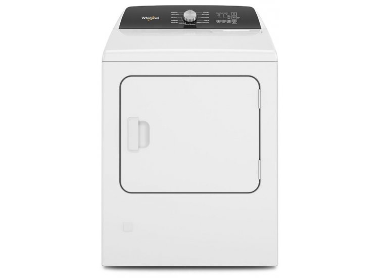 Whirlpool 7 Cu. Ft. White Moisture Sensing Gas Dryer With Steam