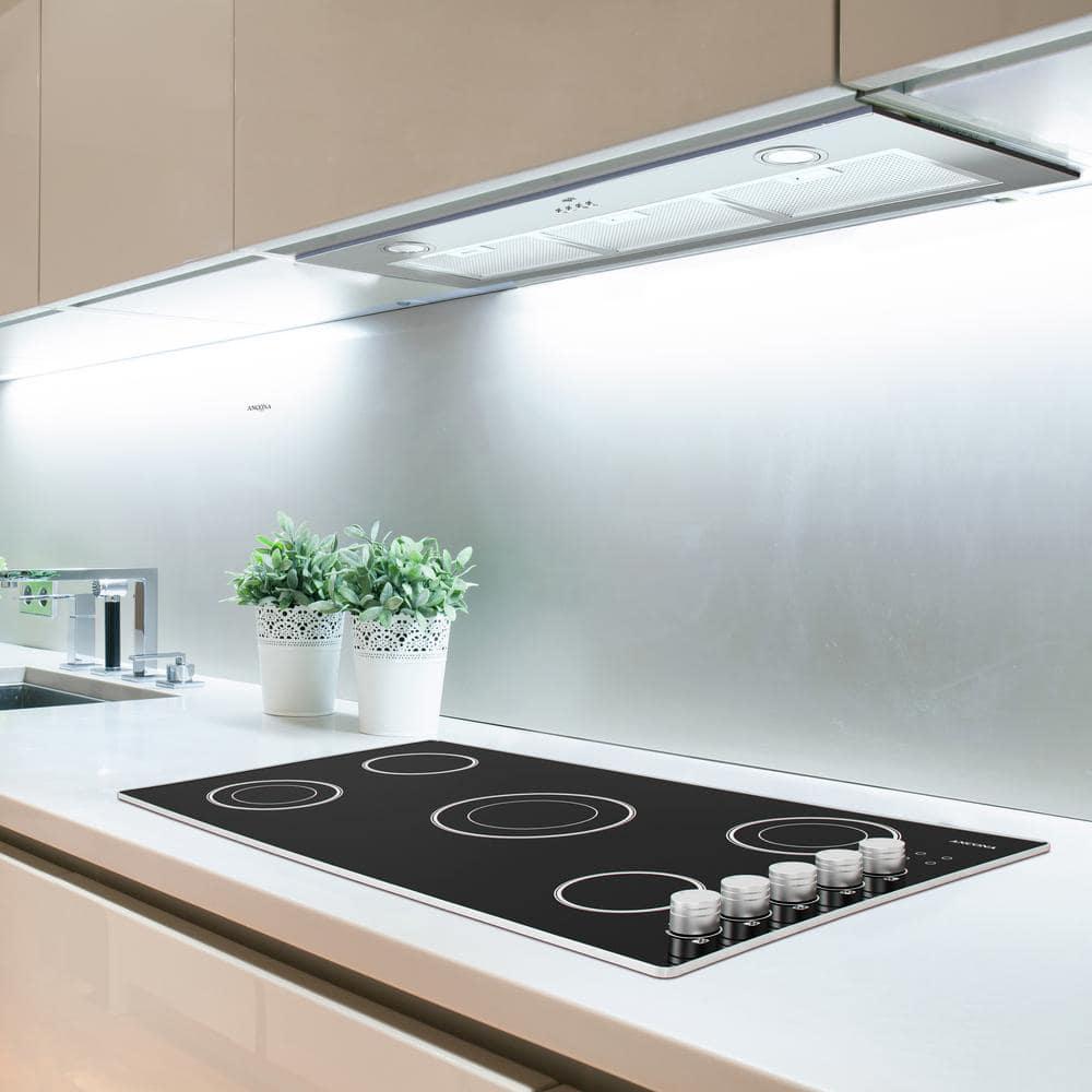 Ancona Inserta Plus 36 in 420 CFM Ducted BuiltIn Range Hood with LED in Stainless Steel