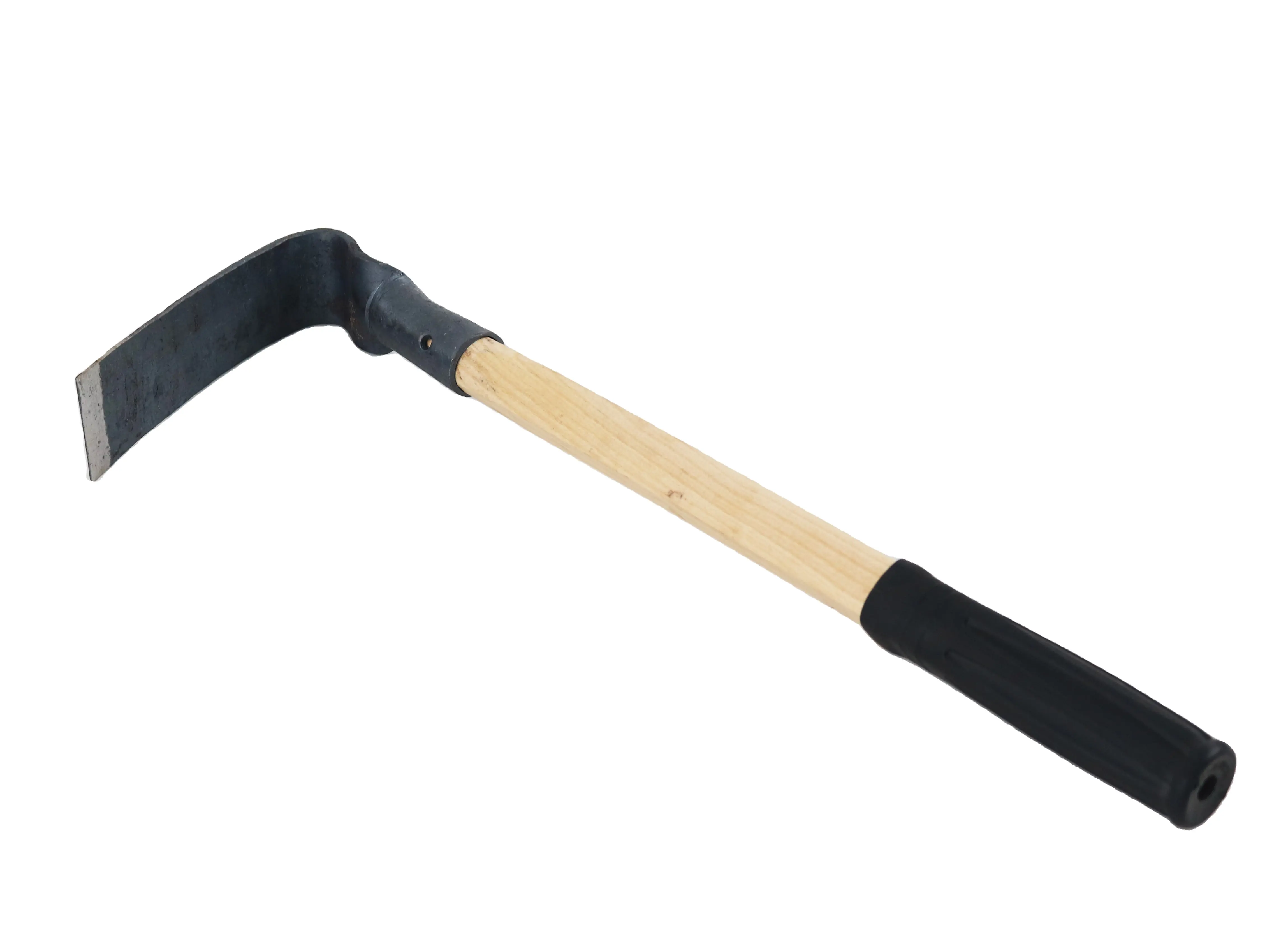 Hoe Garden Tool for Yard Weed Removal Tool for loosening Soil Weeding and Digging Forged Hoe Stainless Steel Blade Head