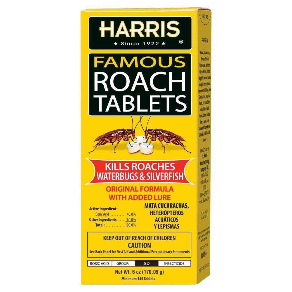 Harris 6 oz. Famous Roach Tablets HRT-6