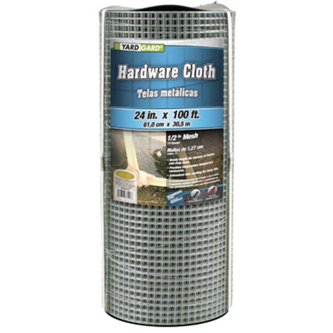 Midwest Air 308246B 24 in. x 100 ft. 0.5 in. Mesh Galvanized Hardware Cloth