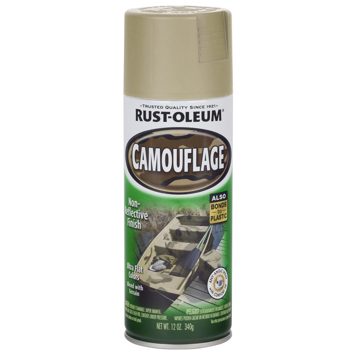 Rust-Oleum Specialty Ultra Flat Sand Camouflage Spray Paint 12 oz