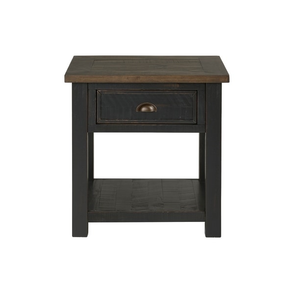 The Gray Barn Downington Solid Wood End Table