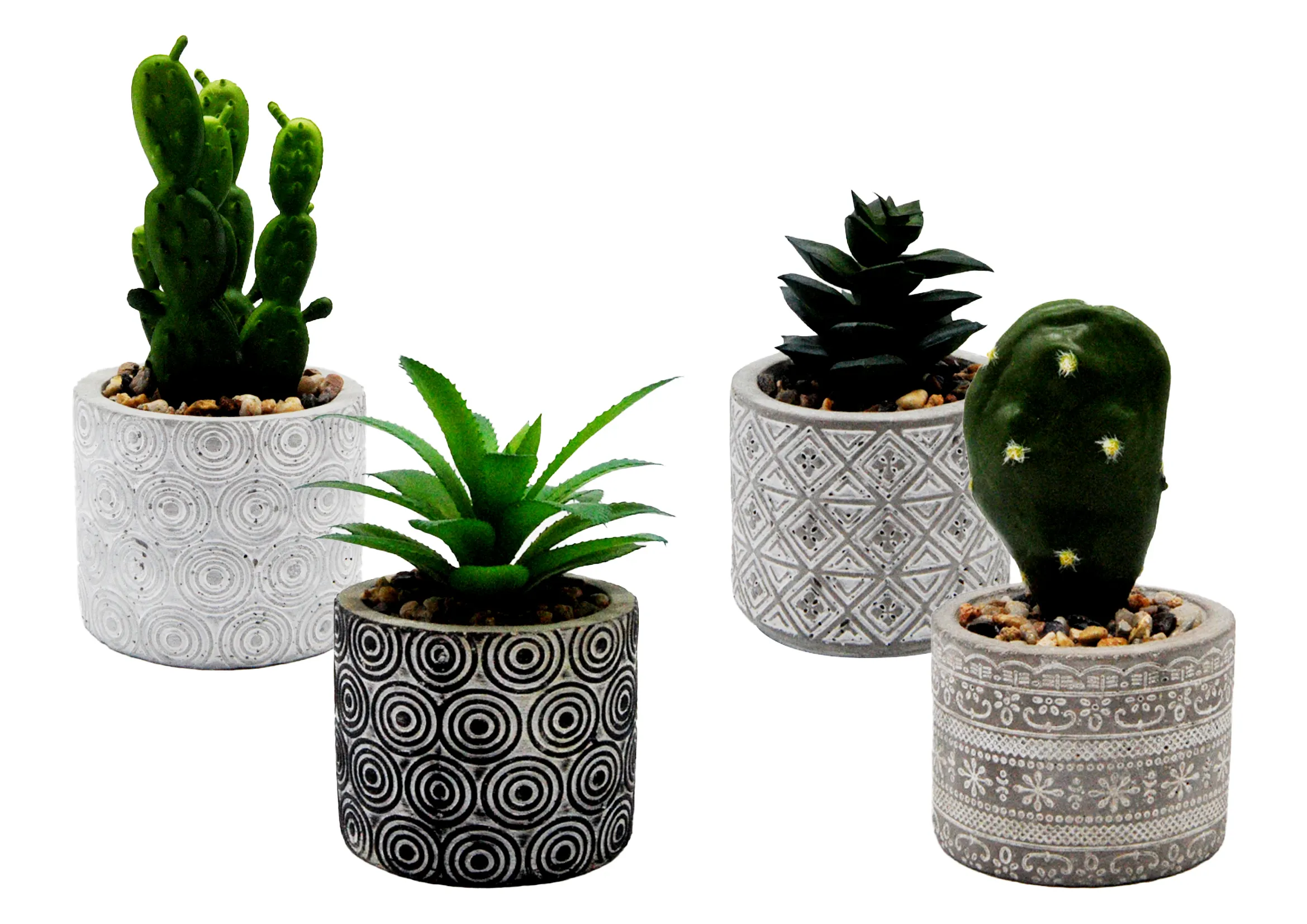 Newpower Hot sales embossed flower pot mold indoor outdoor decorative concrete succulent planter cement flower pots planters