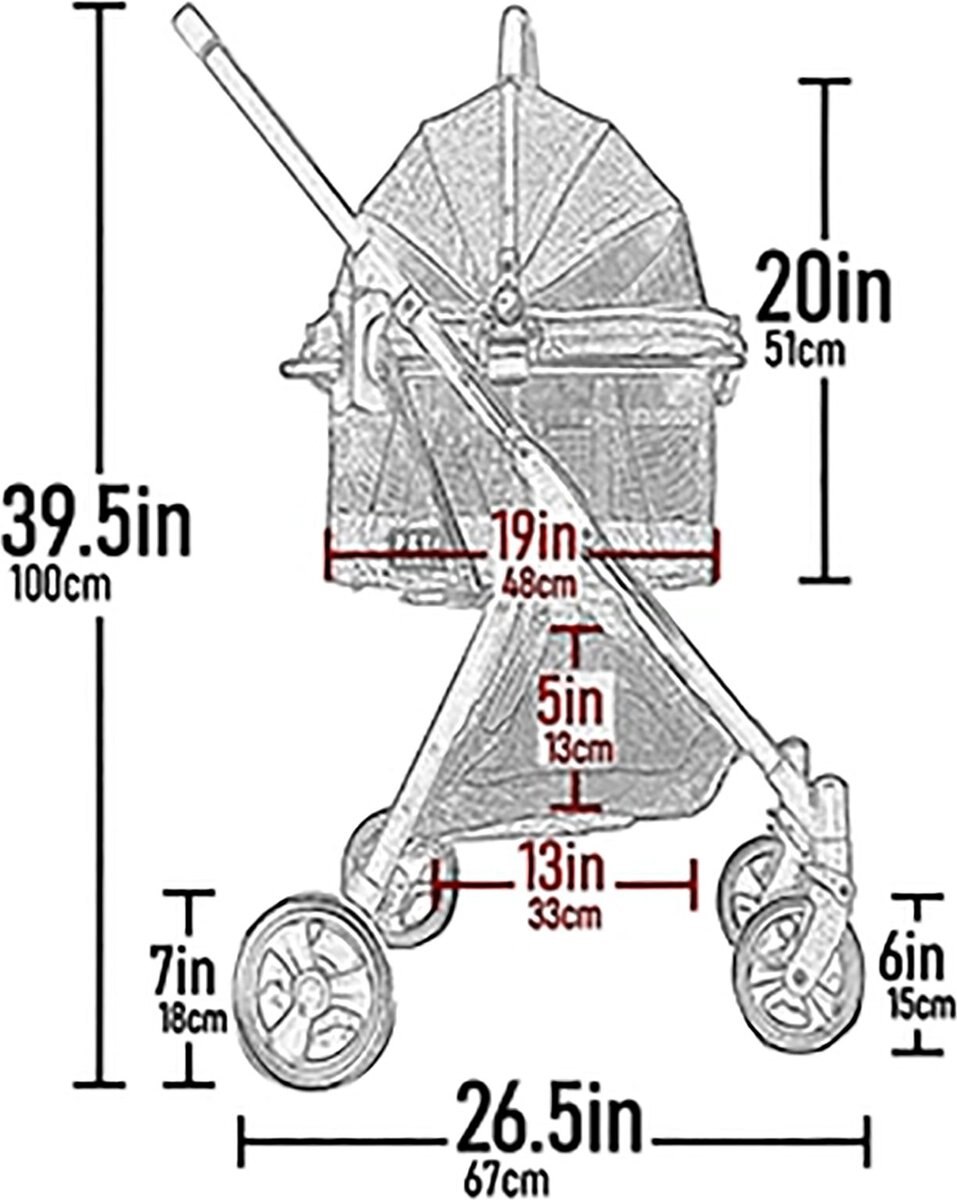 Pet Gear View 360 Travel System Dog and Cat Stroller