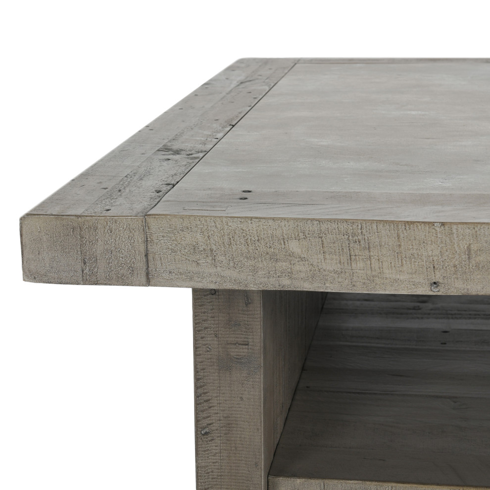 Stonebridge Square Coffee Table by Kosas Home   Farmhouse   Coffee Tables   by Kosas  Houzz