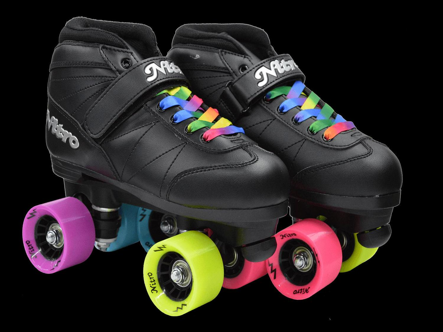 Epic Skates Rainbow Nitro Quad Speed Skates