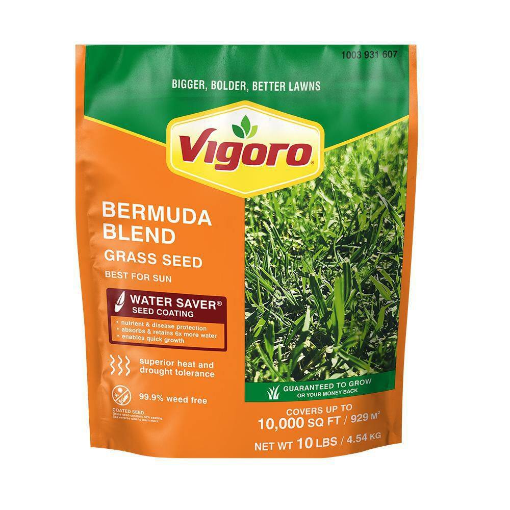 Vigoro 10 lbs. Bermuda Grass Seed Blend with Water Saver Seed Coating 25502