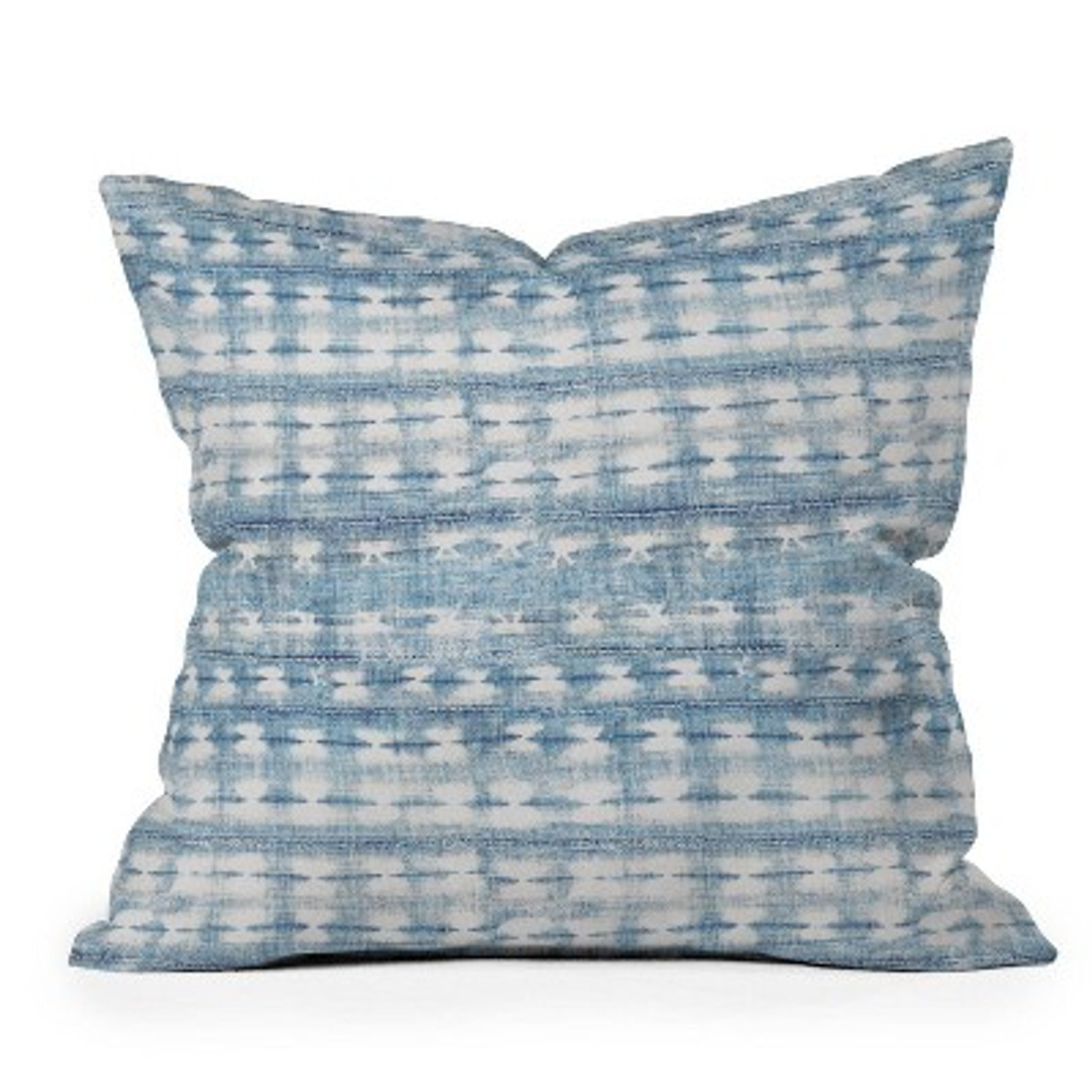 16x16 Alison Janssen Rustic Square Throw Pillow Indigo - Deny Designs