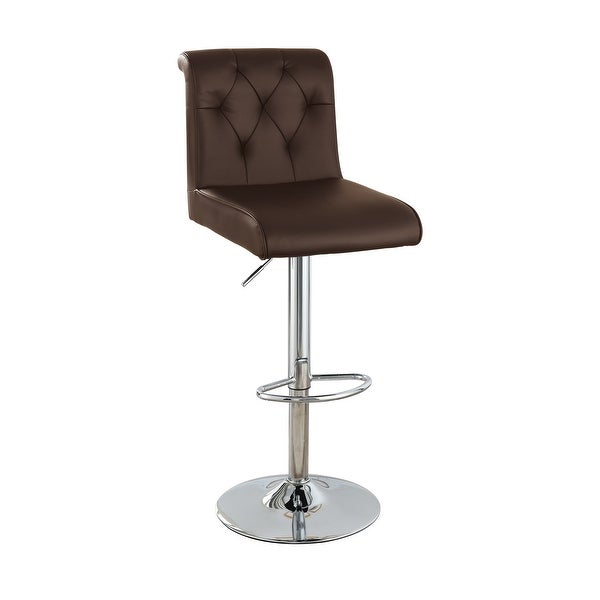 Poundex Adjustable Height and Swivel Barstool - 38