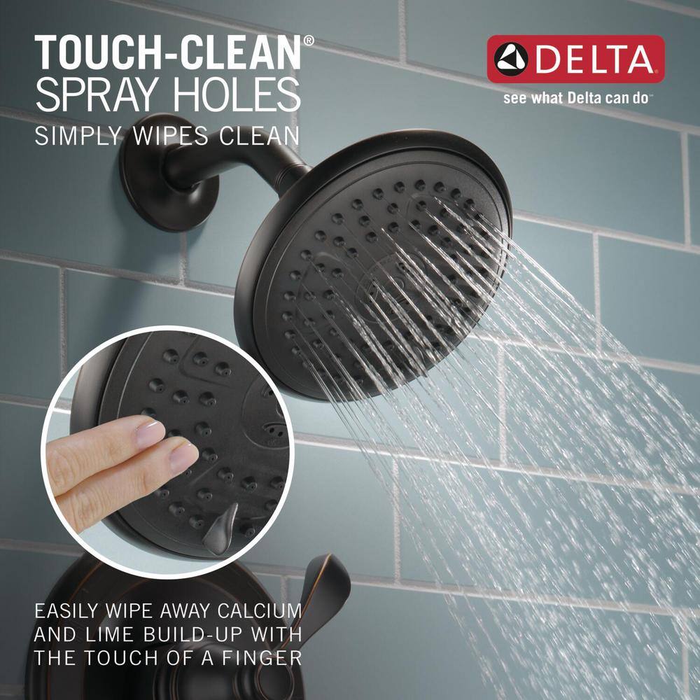 Delta Porter Single-Handle 3-Spray Tub and Shower Faucet in Oil Rubbed Bronze (Valve Included) 144984C-OB-A