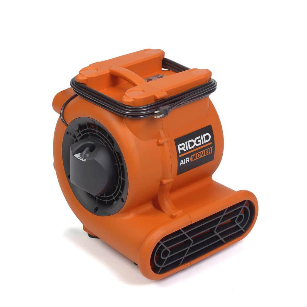 RIDGID 1625 CFM 3Speed Blower Fan Air Mover with 3 Operating Positions for Water Damage Restoration