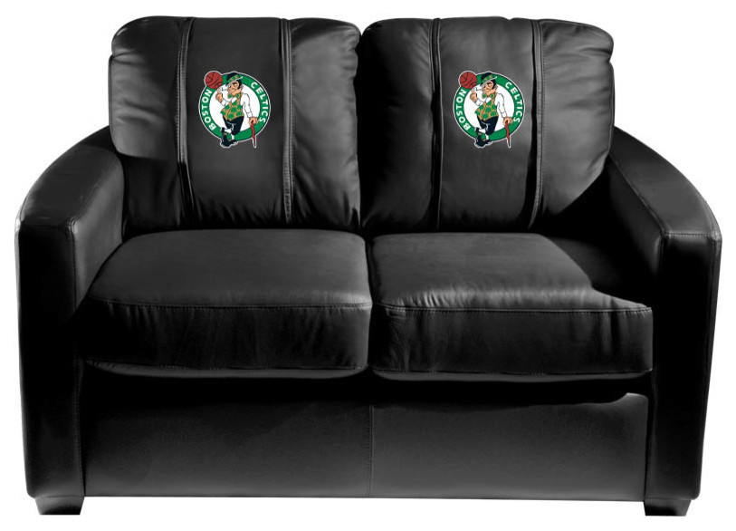 Boston Celtics Stationary Loveseat Commercial Grade Fabric   Contemporary   Loveseats   by DreamSeats LLC  Houzz