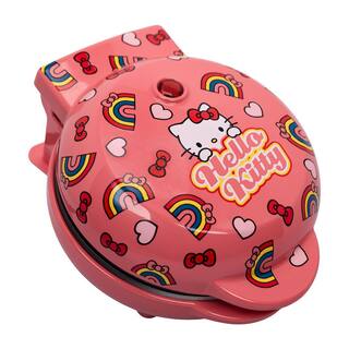 Uncanny Brands Pink Hello Kitty Mini American Waffle Maker WM3-KIT-HK1