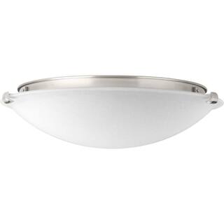 Progress Lighting 16 in. Dome Collection 24-Watt Brushed Nickel Integrated LED Flush Mount P350056-009-30