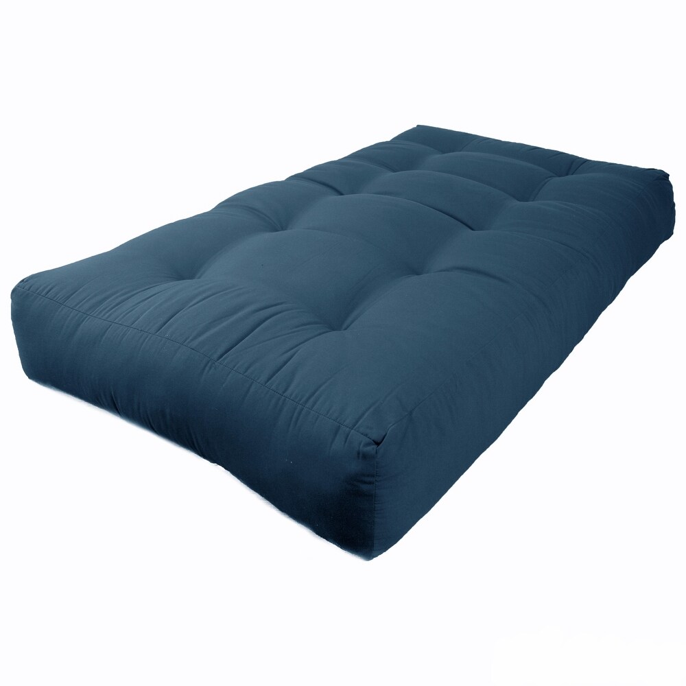 9 inch Thick Twill Futon Mattress (Twin  Full  or Queen)