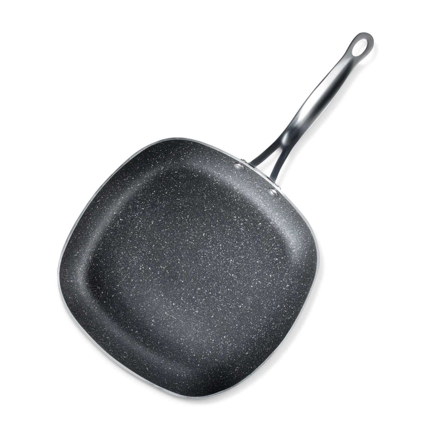 Granite Rock Aluminum Fry Pan Gray