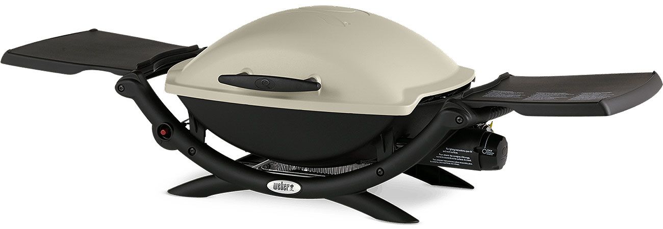 Weber Q 2000 Titanium Portable Liquid Propane Gas Grill