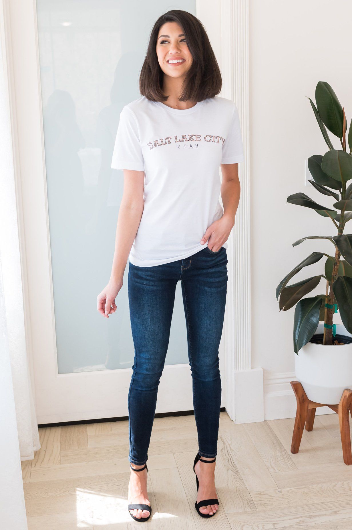 Salt Lake City Modest Graphic Tee